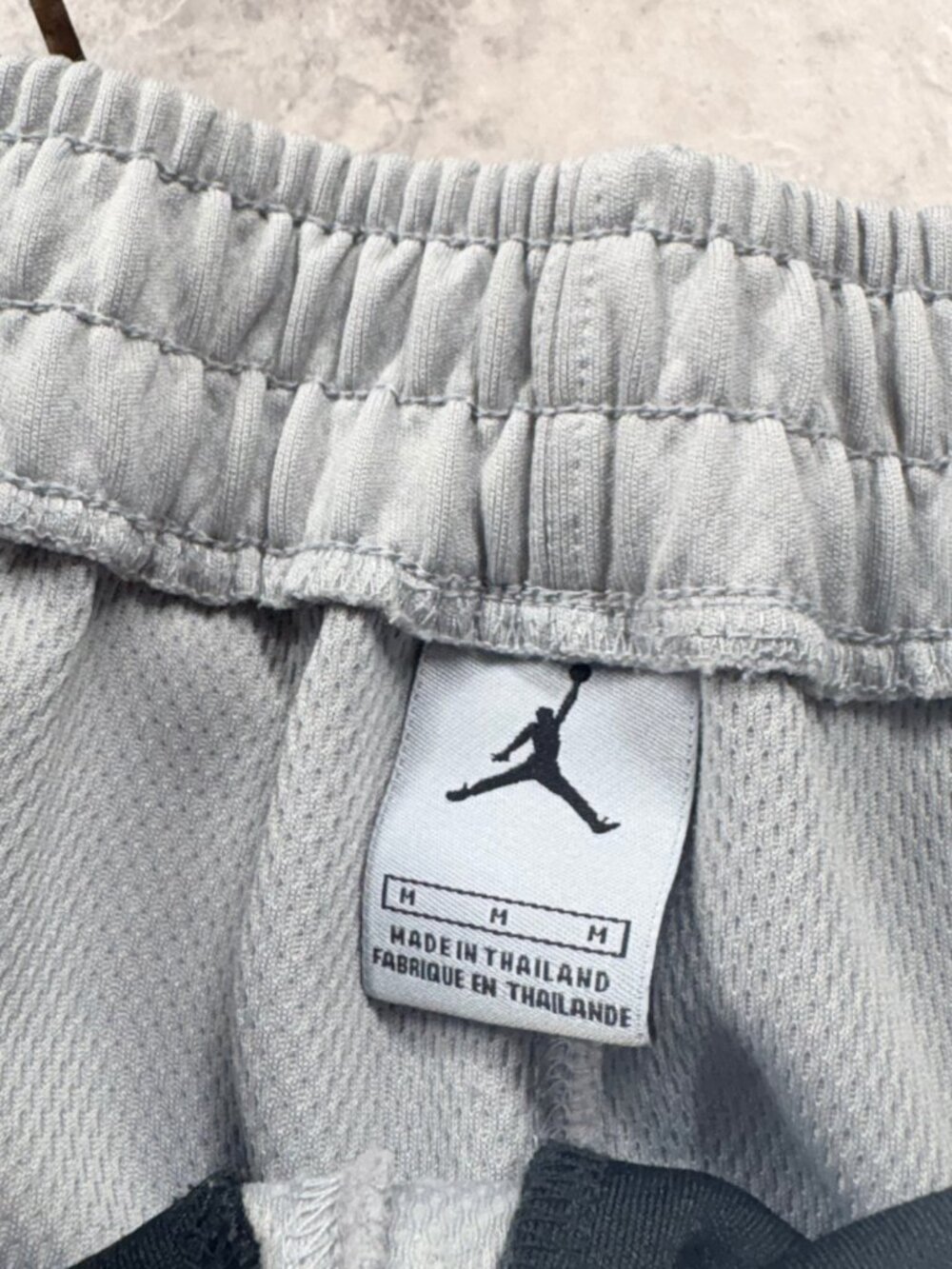 Jordan Jumpman Vintage Y2K Tearaway Pants Men's M Gray Black Baggy - Picture 4 of 7